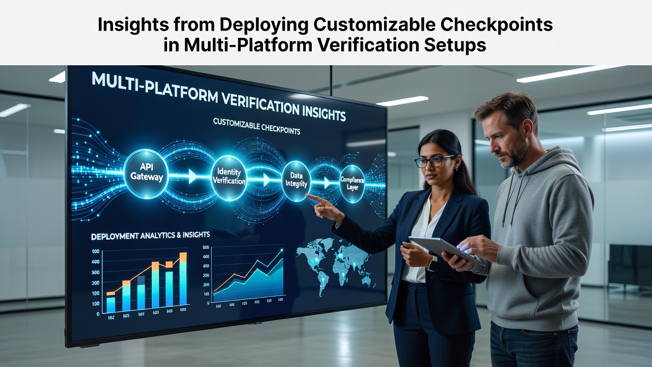 Insights from Deploying Customizable Checkpoints in Multi-Platform Verification Setups