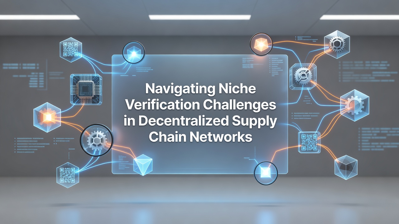Navigating Niche Verification Challenges in Decentralized Supply Chain Networks